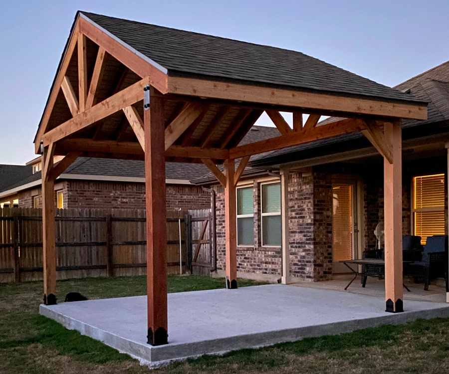 Patio Cover Construction services in leander TX and serving the greater austin area